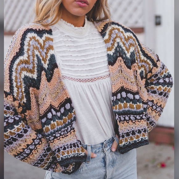 Free People Feeling Nostalgic Cardigan - Picture 6 of 14